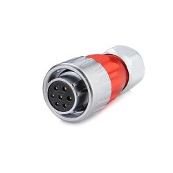 DH-20-J07PE-03-001 7-Pin Su Geçirmez Konnektör - Dişi