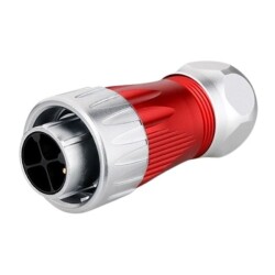 DH-24-C04PE-03-001 4-Pin Su Geçirmez Konnektör - Erkek