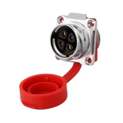 DH-24-J04SX-03-401 4-Pin Waterproof Connector - Female