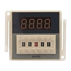 DH48S-1Z 110V Timed Relay Module - With Reset and Stop Features