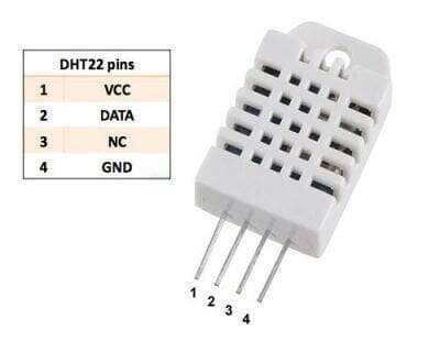 DHT22 Temperature and Humidity Sensor - AM2302 - 2