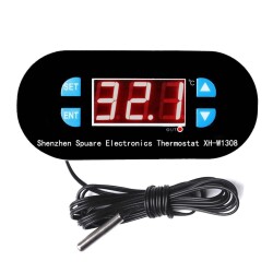 Digital Thermostat 12V Temperature Controller with Relay Output XH-W1308