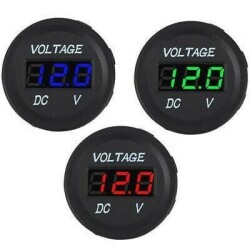 Digital Voltage Indicator 6-30V Blue / A04