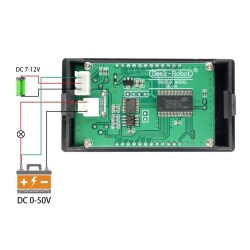Dijital DC 0-100V 0-10A Voltmetre Ampermetre - 3