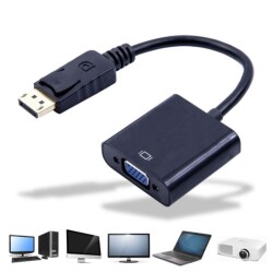Display Port - VGA Çevirici Dönüştürücü Adaptör - 2