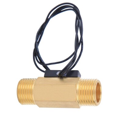 DN15 G1/2" 24V 10W Su Akış Sensörü - 1