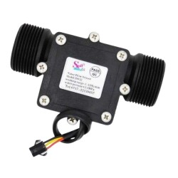 DN32 Water Flow Sensor Flowmeter 3.5-24V 1.25” 1- 120L/Min
