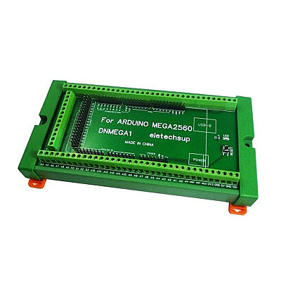 DNMEGA1 Arduino Mega 2560 DIN Rail Mount Terminal Block Shield - 2