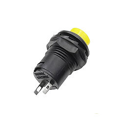 DS-428 12mm Anahtarlı Push Buton - Sarı - 2