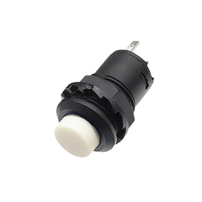 DS-428 12mm Switched Push Button - White - 1