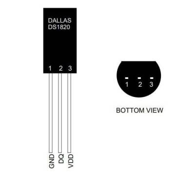 DS1820 PR-35 Temperature Sensor IC - 2