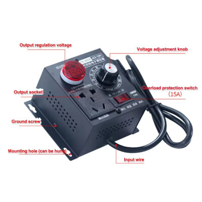 DYA-4000W AC 220V 4000W Motor Hız Kontrol Modülü - 2