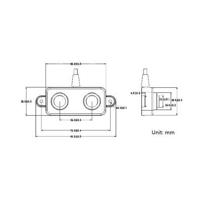 DYP-A02YY DC 5V Ultrasonik Su Geçirmez Mesafe Sensörü - UART - 4
