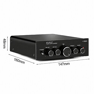 E580 BT 5.0 2x100W + 100W 2.1 Kanal Bluetooth Amfi Modülü - 4