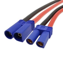 EC5 Dişi-Erkek Lipo Pil Şarj Kablosu Seti 30cm