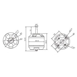 EMAX XA2212 820KV Fırçasız DC Motor - 3