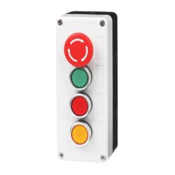 Emergency Stop and Triple Push Button Box