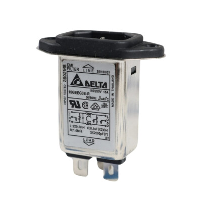 EMI Filter 15A Male Power Socket - 15GEEG3E - 2