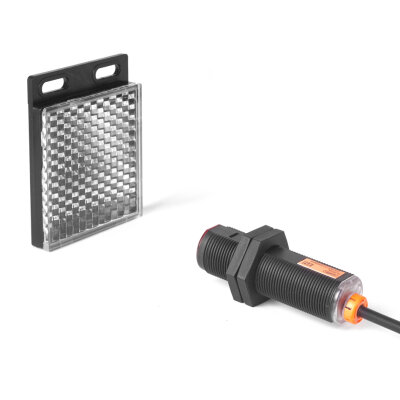EN18P-D1S200NA 200cm NPN NO Reflector-Reflection Photoelectric Sensor - 1