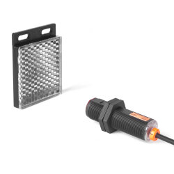 EN18P-D1S200PA 200cm PNP NO Reflektör Yansımalı Fotoelektrik Sensör