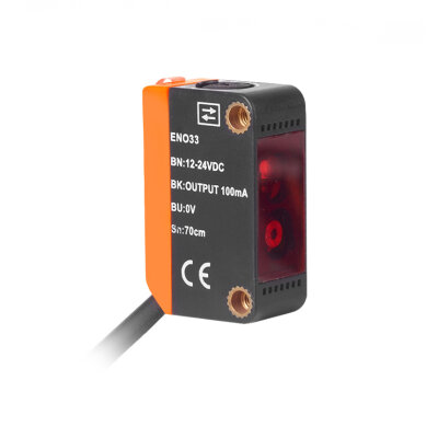 EN33-D1T100PA 100cm PNP NO Cisimden Yansımalı Fotoelektrik Sensör - 1