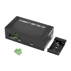 Endüstriyel 5P Gigabit Ethernet Switch - Full-Duplex 10/100/1000M - 5