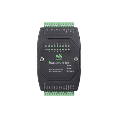 Endüstriyel 8 Kanallı Dijital Giriş-Çıkış Modülü 7~36V Modbus RTU - 3