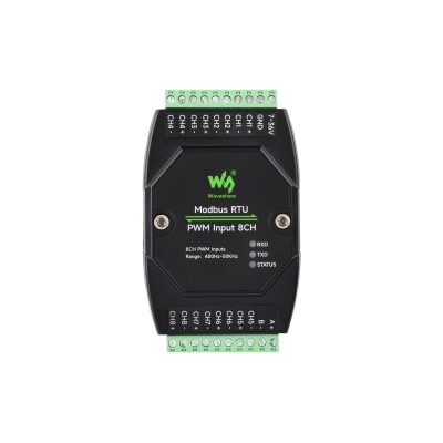 Endüstriyel 8 Kanallı PWM Giriş Modülü - Modbus RTU Protokolü - 2
