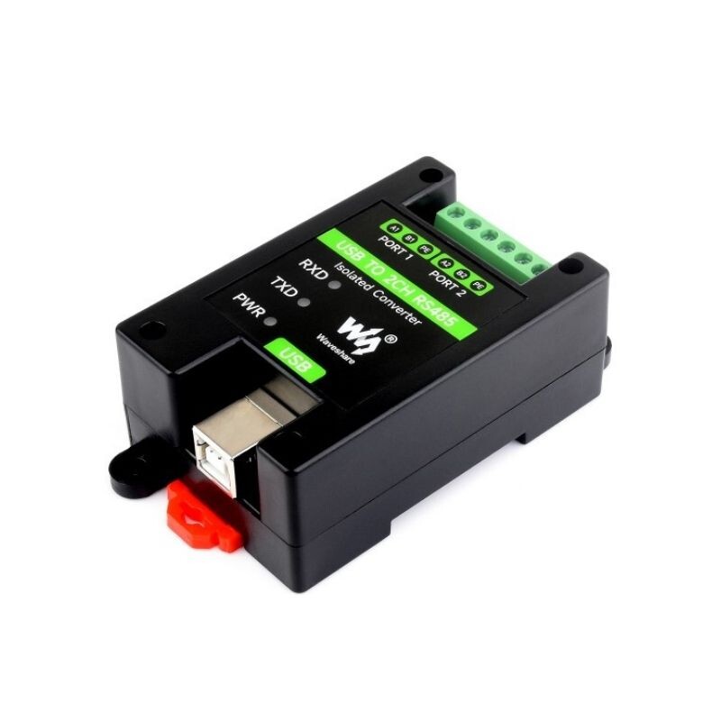 Endüstriyel USB'den 2 Kanal RS485 İzole Dönüştürücü - Orijinal FT2232HL Çip