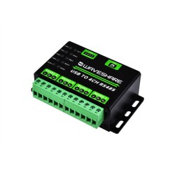 Endüstriyel USB'den 4 Kanal RS485'e Dönüştürücü - 1