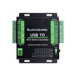 Endüstriyel USB'den 4 Kanallı Seri Dönüştürücü - Orijinal FT4232HL - 4