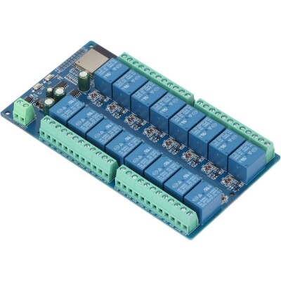 ESP-32E 24V 16 Kanal WiFi+BT Röle Modülü - 1