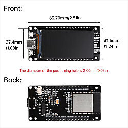 ESP32 1.9 Inch Screen WiFi+BLE Development Board - 3