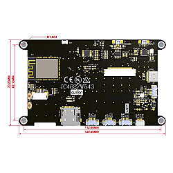 ESP32-S3 W5 4.3 Inch 480x270 Capacitive Touch Screen Development Board - 3