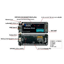 ESP32S3 + SX1262 LoRa 433-510MHz 8MB Development Board - 4