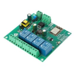 ESP8266 ESP-12F AC 90-250v / DC 7-30V 4 Kanal Wifi Röle Modülü