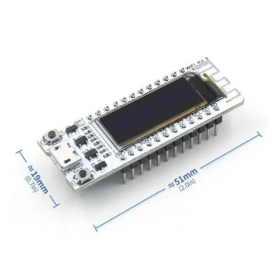 Esp8266 Tabanlı 0,91'' Oled Ekran 32Mb Geliştirme Kartı - 1
