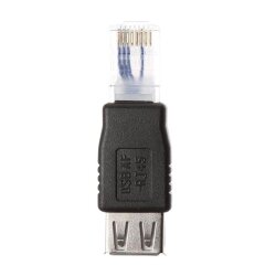 Ethernet RJ45 Male to USB Female Converter Adapter - 2