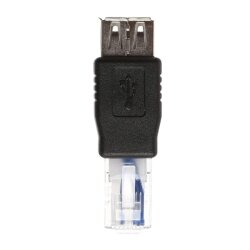 Ethernet RJ45 Male to USB Female Converter Adapter - 3