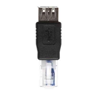 Ethernet RJ45 Male to USB Female Converter Adapter - 3