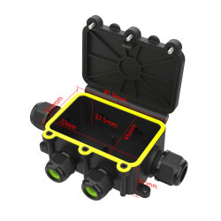 EW-M2068-5T 5-Yollu Su Geçirmez Kablo Bağlantı Kutusu - 4