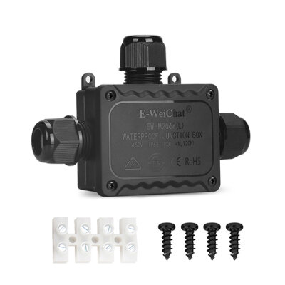 EW-M2068L-3T 3-Yollu Su Geçirmez Kablo Bağlantı Kutusu - 1