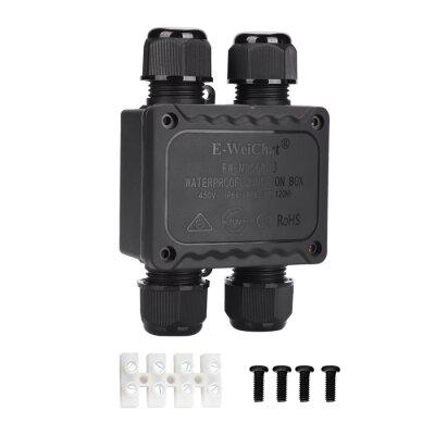 EW-M2068L-4H 4-Way Waterproof Cable Junction Box - 1