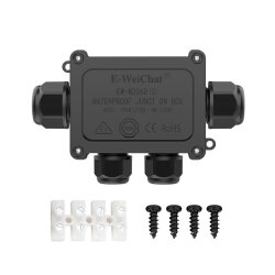 EW-M2068S-4TA 4-Way Waterproof Cable Junction Box