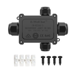 EW-M2068S-4TB 4-Way Waterproof Cable Junction Box