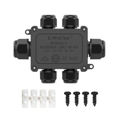 EW-M2068S-6T 6-Way Waterproof Cable Junction Box - 1