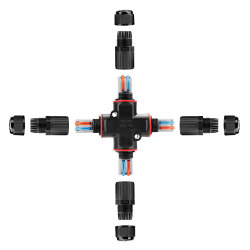 EW-P20X-2P X-Tip 2-Pin Su Geçirmez Konnektör - 3