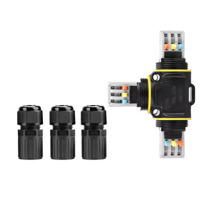 EW-P25T-3P T-Tip 3-Pin Su Geçirmez Konnektör - 1