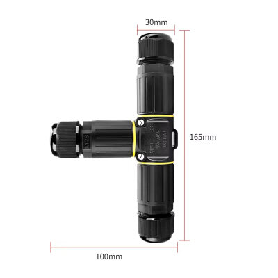 EW-P25T-3P T-Tip 3-Pin Su Geçirmez Konnektör - 3