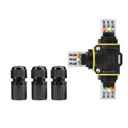 EW-P25T-3P T-Type 3-Pin Waterproof Connector